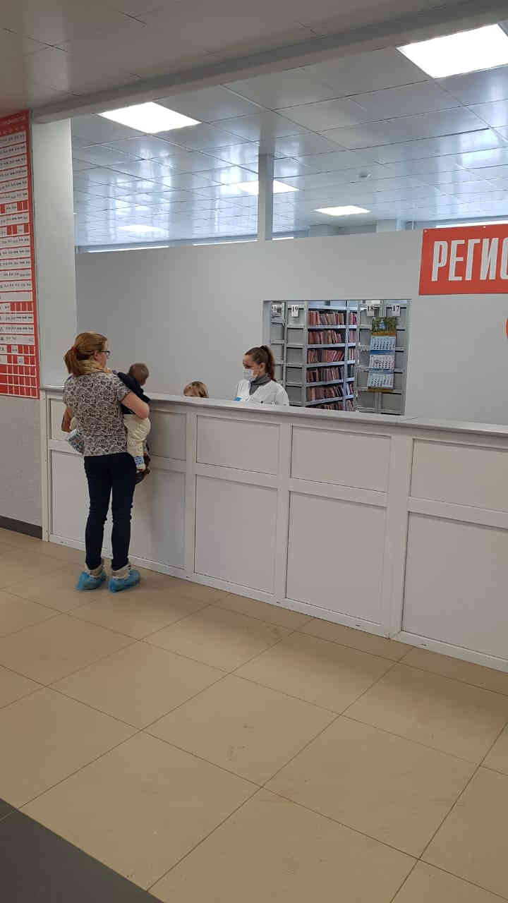 Детская поликлиника №13 в Дзержинске после капитального ремонта